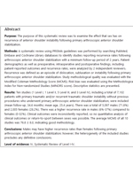 Sex-Based Differences in Recurrence Rates Following Arthroscopic Anterior Shoulder Stabilization: A Systematic Review